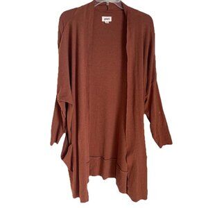 Pact Women's Rust Cardigan Sweater